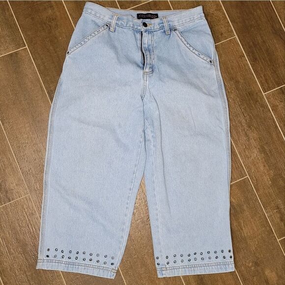 Vintage High Rise denim Jean Capris by Kyoto Kasuals - Picture 4 of 14